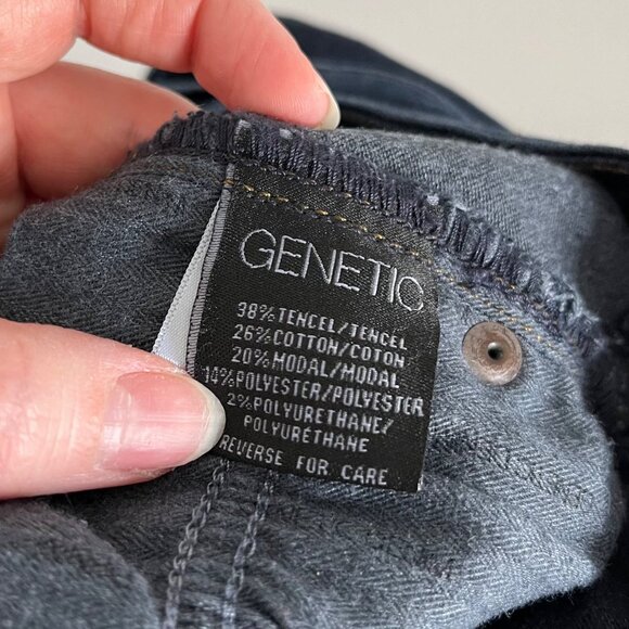 Genetic Denim Shya Cigarette Dark Wash Skinny Jeans Size 27 - Picture 11 of 13